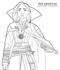 He is a well known sorcerer. Doctor Strange Pocahontas Disney Avengers Coloring Pages Printable
