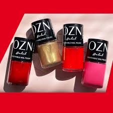 halal nail polishes from ozn are water