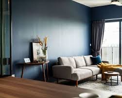 Navy Blue Wall Paint For Living Room