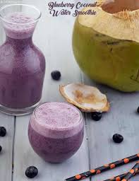 blueberry coconut water smoothie 3