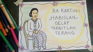 Para pahlawan berjuang untuk kemerdekaan bangsa indonesia bukan hanya melalui perjuangan fisik saja. Cara Menggambar Pahlawan Ibu Kartini Dengan Huru C Kartini Drawing Mr Drawing Trick Youtube