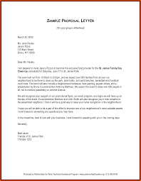 Sample Proposal Letter For Services Scrumps