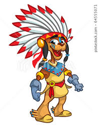 native american character cartoon