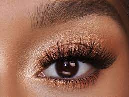 mesmeric copper eyeshadow look