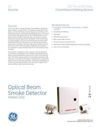 optical beam smoke detector