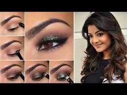 indian party makeup hairstyle step by