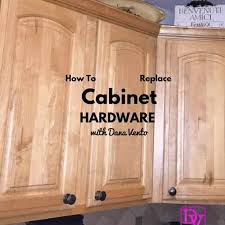 how to replace kitchen cabinet hardware