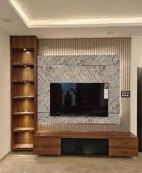 Tv Unit Paneling In 2023 Tv Cabinet