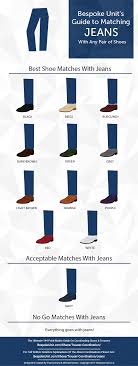 How To Pair Jeans With Different Shoe Colors Bespoke Unit