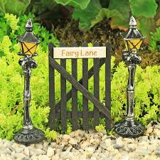 Victorian Lamp Post Fairy Garden Lamp