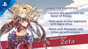 Granblue Fantasy: Versus - Zeta Character Trailer | PS4 - YouTube