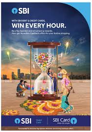 Some of the most popular banks offering credit cards in india are hdfc, sbi card, icici, amex, axis, citibank, standard chartered bank and kotak mahindra bank. Sbi With Sbi Debit And Credit Cards Win Every Hour Ad Advert Gallery