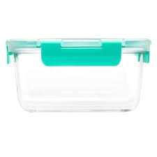 3 4 Cup Square Glass Food Storage