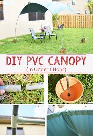 Diy Pvc Canopy For Backyard Shade The