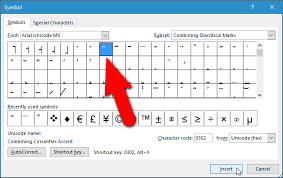 How To Manually Create Compound Characters In Word