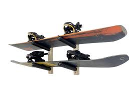 Snowboard Wall Rack Mount Holds 2