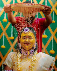 colorful haldi ceremony