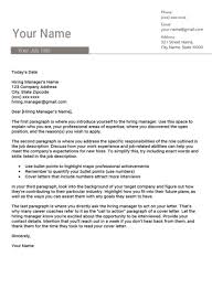 Free Professional Cover Letter Templates Word Download
