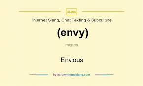 what does envy mean definition of
