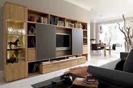 Wooden Finish Wall Unit Combinations