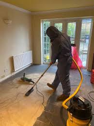 You can lift and safely place the vinyl in a bag that is resistant, and does not have any holes. Asbestos Floor Tile Removal Services Asbestos Fighters