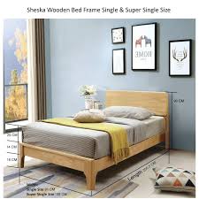 sheska wooden bed frame furniture