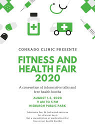 Green Medicine Icons Health Fair Flyer Templates By Canva