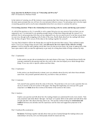 essay question for reflective essay on ldquo citizenship and diversity rdquo  
