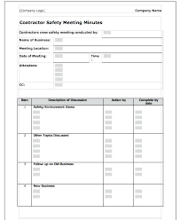 Basic Meeting Minutes Business Recap Template Summary Best