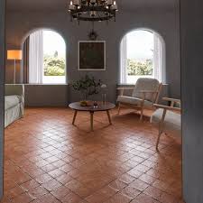 modern terracotta tiles for living room