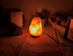 Large Himalayan Salt Lamp Organic Material Pink Crystal Salt Rock Lamp Night Light