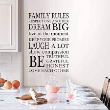 wpk2491 family rules wall decal by