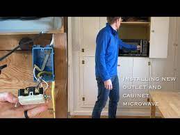 install electrical outlet and cabinet