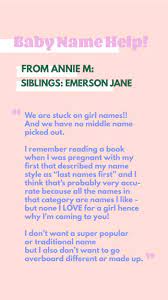 You learn how to pronounce them. Last Names As First Names For Girls Studio Diy