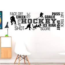 Before we are going on the reviews, let us show you the best selling models. Room Wall Stickers Quotes Hockey Ice Rink Shot Players Fashion Pattern For Nursery Kids Room Boys Bedroom Home Art Decor Decals For Bedroom Buy Online In Bahamas At Bahamas Desertcart Com Productid 149106111