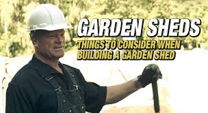 Building A Garden Tool Shed