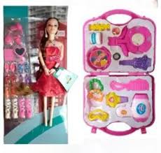 long hair doll makeup set toy for boy