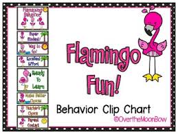 Flamingo Fun Behavior Clip Chart