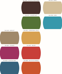 Sherwin Williams Fall Color Palettes