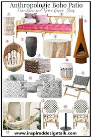 Boho Patio Furniture And Home Decor