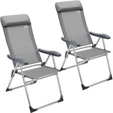 Casaria 2x Aluminium Chairs 7 Point