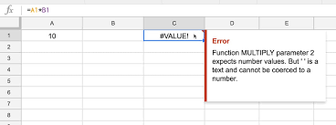 formula p errors in google sheets