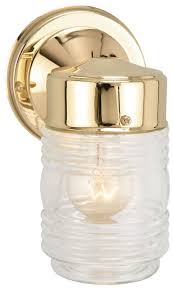 House 502179 Polished Brass Jelly Jar