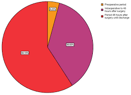 Pie Chart Showing The Time Period Of Perioperative Blood