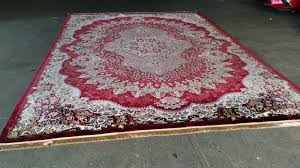 huge red carpet persian motif