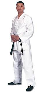 Karate Uniform Medium Weight White 100 Cotton