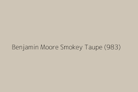 Benjamin Moore Smokey Taupe 983 Color