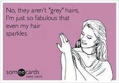 It&#39;s not Grey hair....it&#39;s my Glitter Highlights!!! on Pinterest ... via Relatably.com