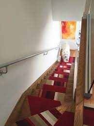 stair treads using flor carpet tiles