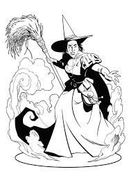 Free winter coloring pages 623676. Parentune Free Printable Wicked Witch Coloring Picture Assignment Sheets Pictures For Child